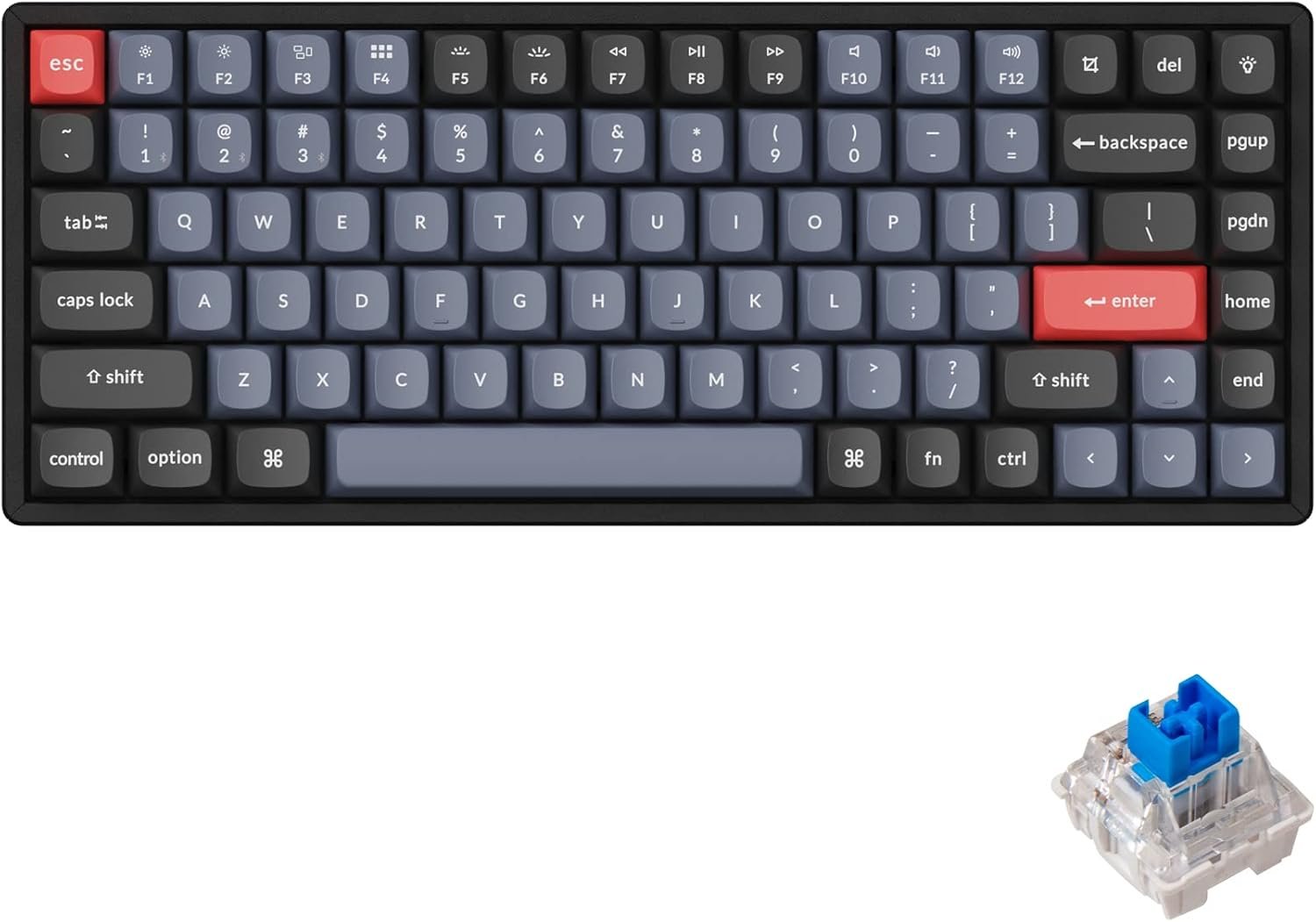 teclado mecânico Keychron K2 Pro (Gateron Blue)