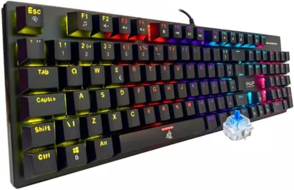 teclado mecanico custo beneficio knup TE114