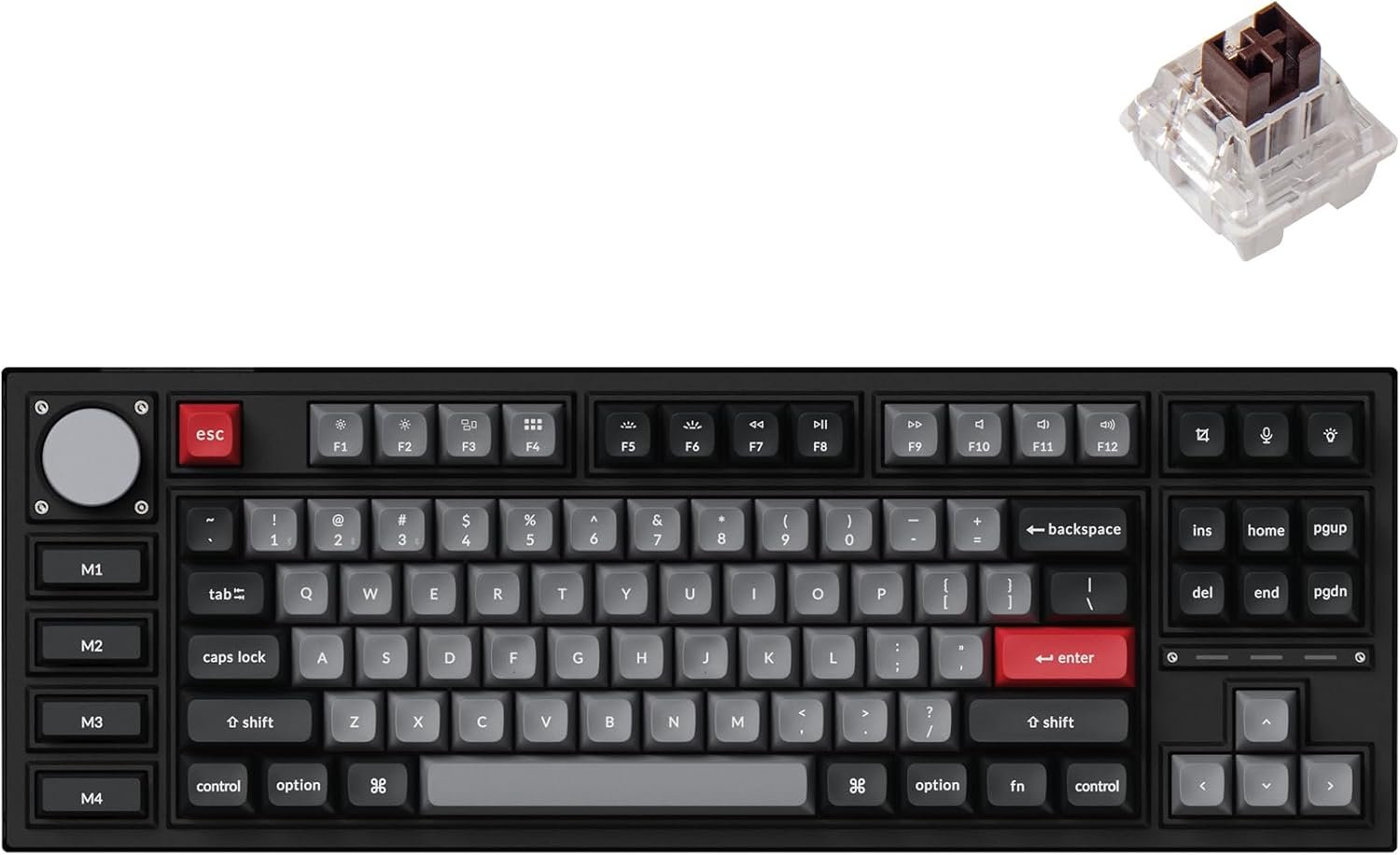 teclado mecãnico premium keychron q3 pro