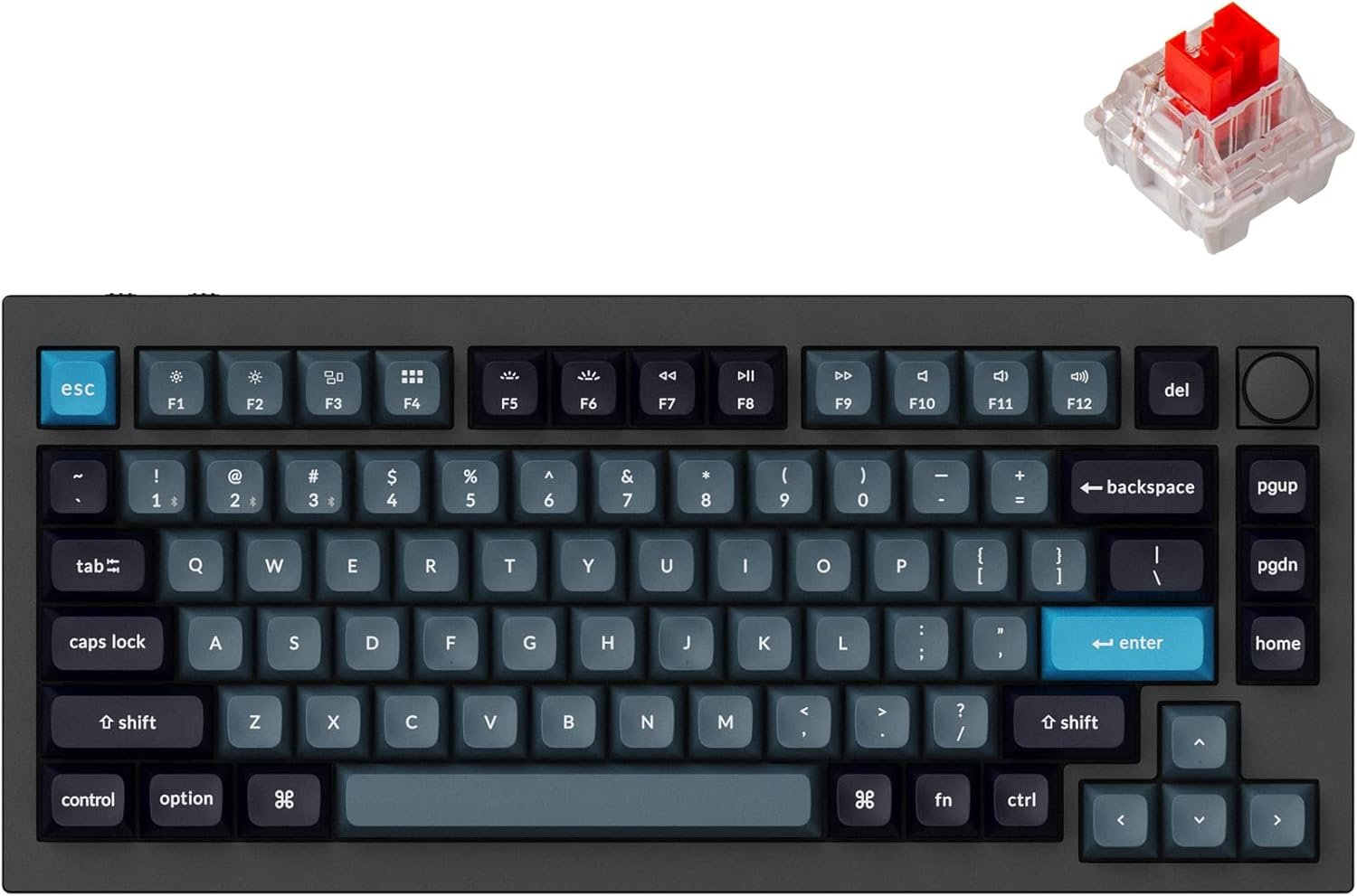 teclado mecanico sem fio keychron q1 pro