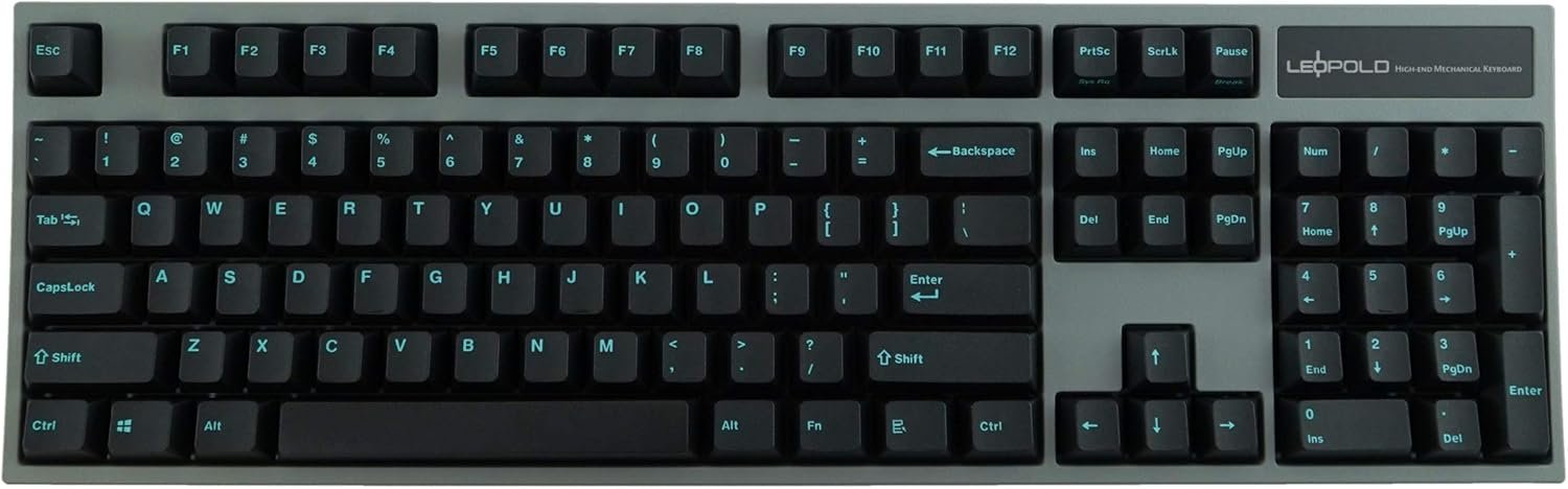 teclado mecânico premium leopold fc900r